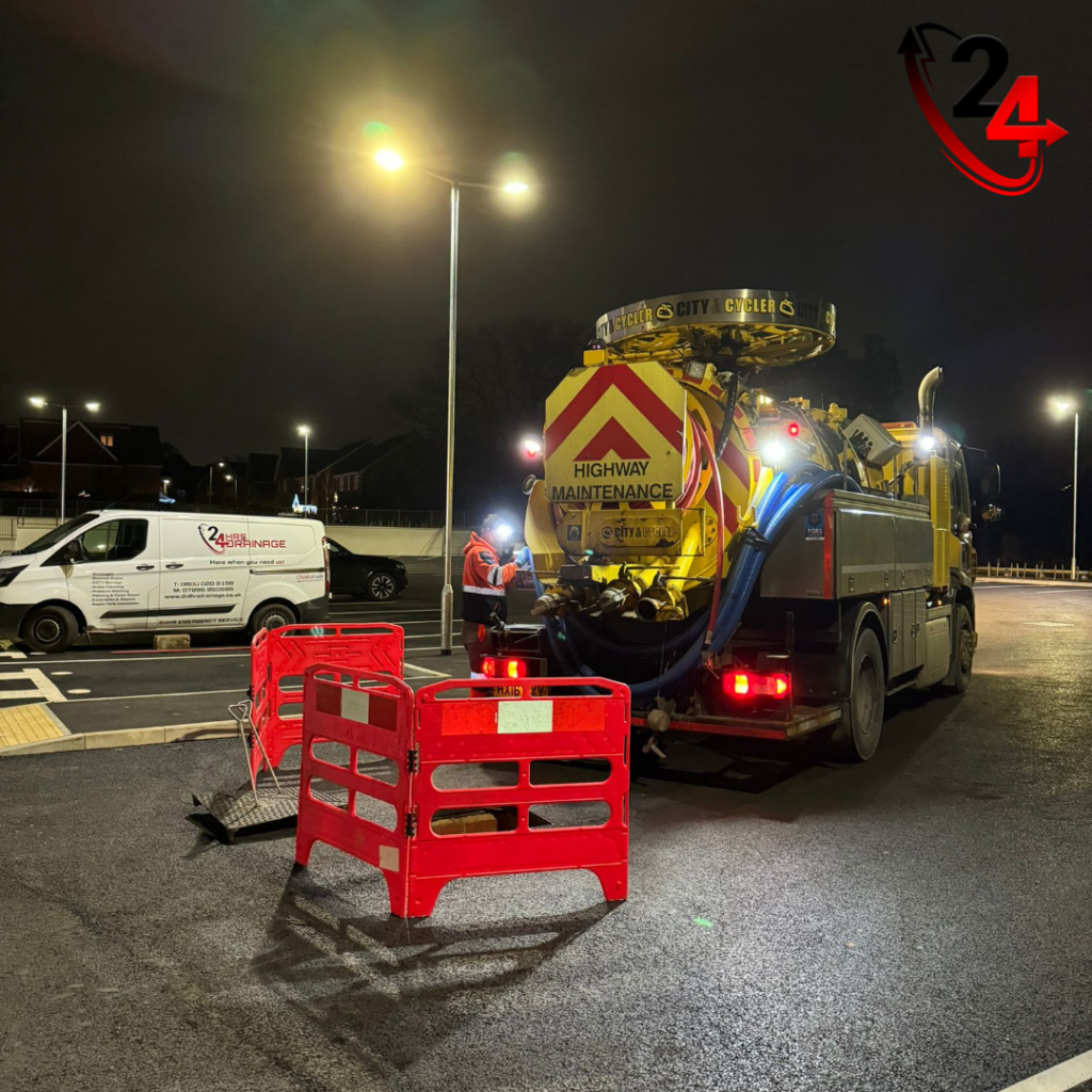CCTV Drain Survey & Blockage Removal at Lidl Bristol