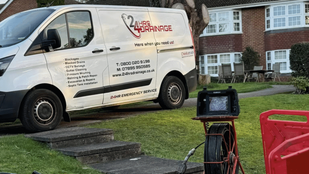 Toilet unblocking team van