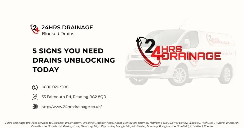 5 signs you need drains unblocking today - 24hrs drainage