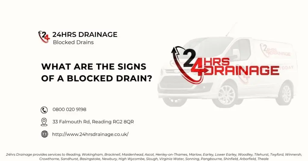 what are the signs of a blocked drain - 24hrs drainage