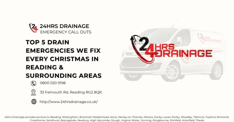 Top 5 Drain Emergencies We Fix Every Christmas in Reading & Surrounding Areas-24hrs Drainage