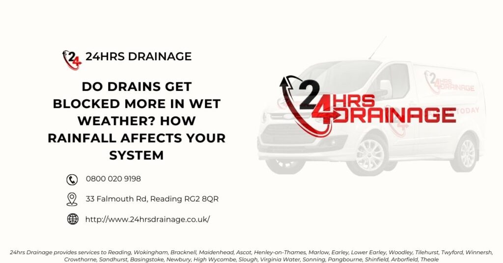 Do Drains Get Blocked More in Wet Weather How Rainfall Affects Your System-24hrs Drainage