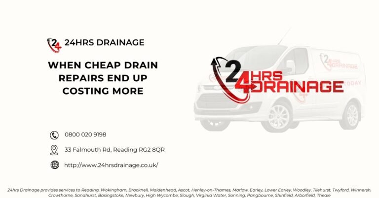 When Cheap Drain Repairs End Up Costing More-24hrs Drainage