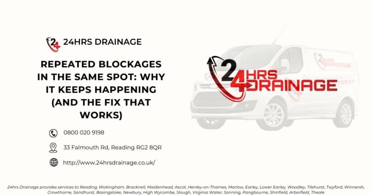Repeated Blockages in the Same Spot Why It Keeps Happening (and the Fix That Works)-24hrs Drainage