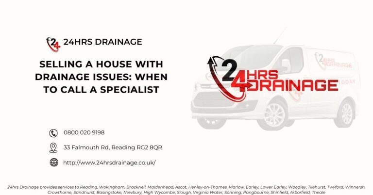 Selling a House With Drainage Issues When to Call a Specialist-24hrs Drainage