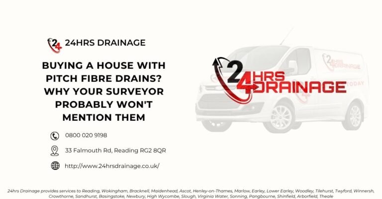 Buying a house with pitch fibre drains Why your surveyor probably won't mention them-24hrs Drainage