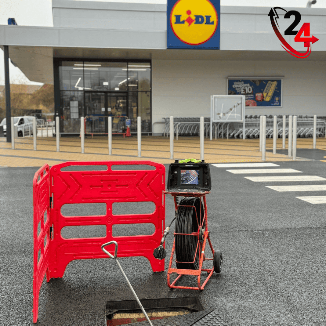 Commercial CCTV Drain Survey at Supermarket