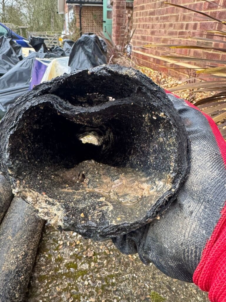 What our Berkshire engineers actually find inside a blocked commercial kitchen drain