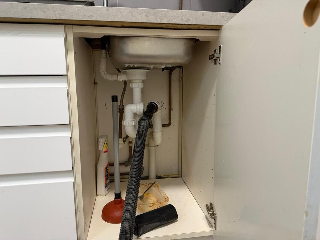 Kitchen Sink Commercial Drain Maintenance