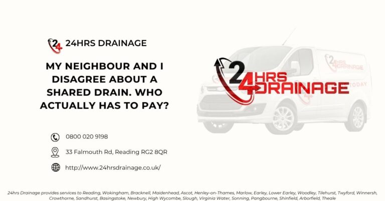 My Neighbour and I Disagree About a Shared Drain. Who Actually Has to Pay-24hrs Drainage