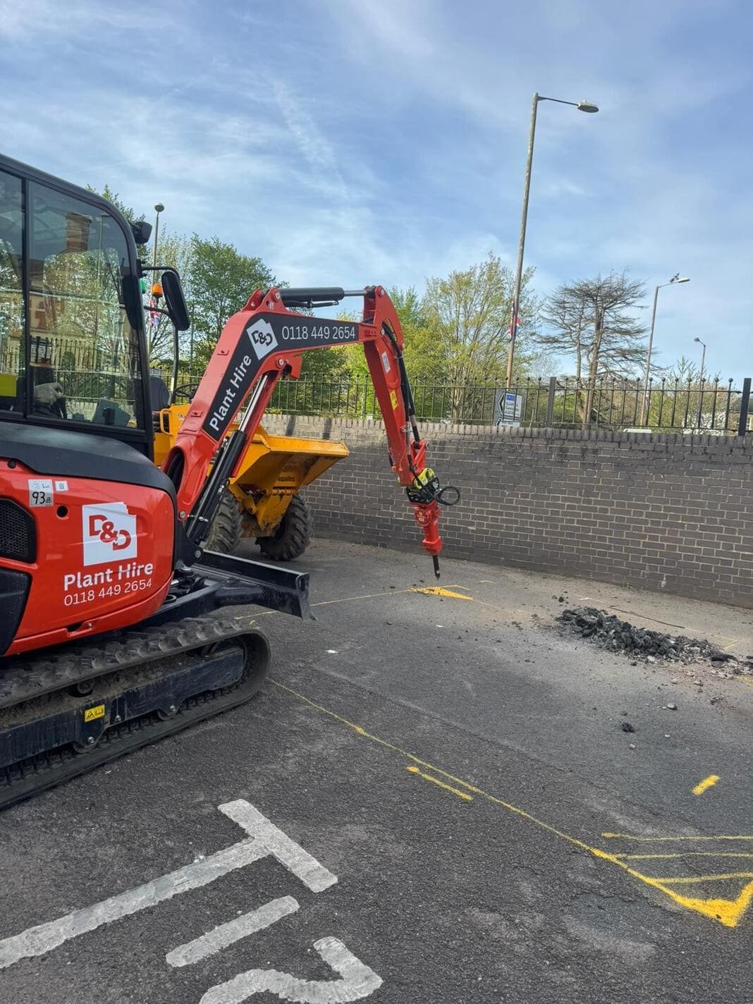 Preparation for Commercial Drain Installation
