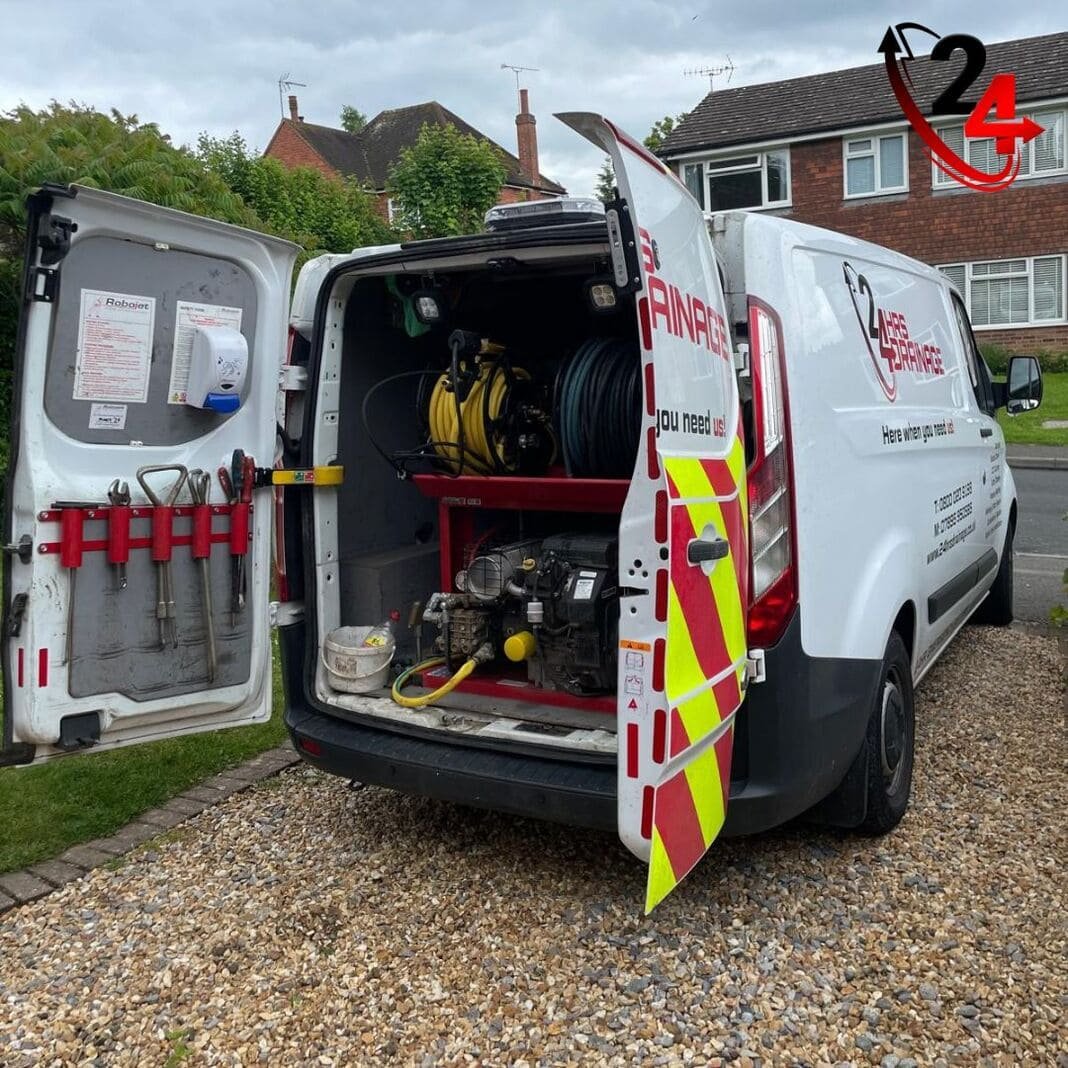 Residential Property Drain Maintenance Service Van Setup