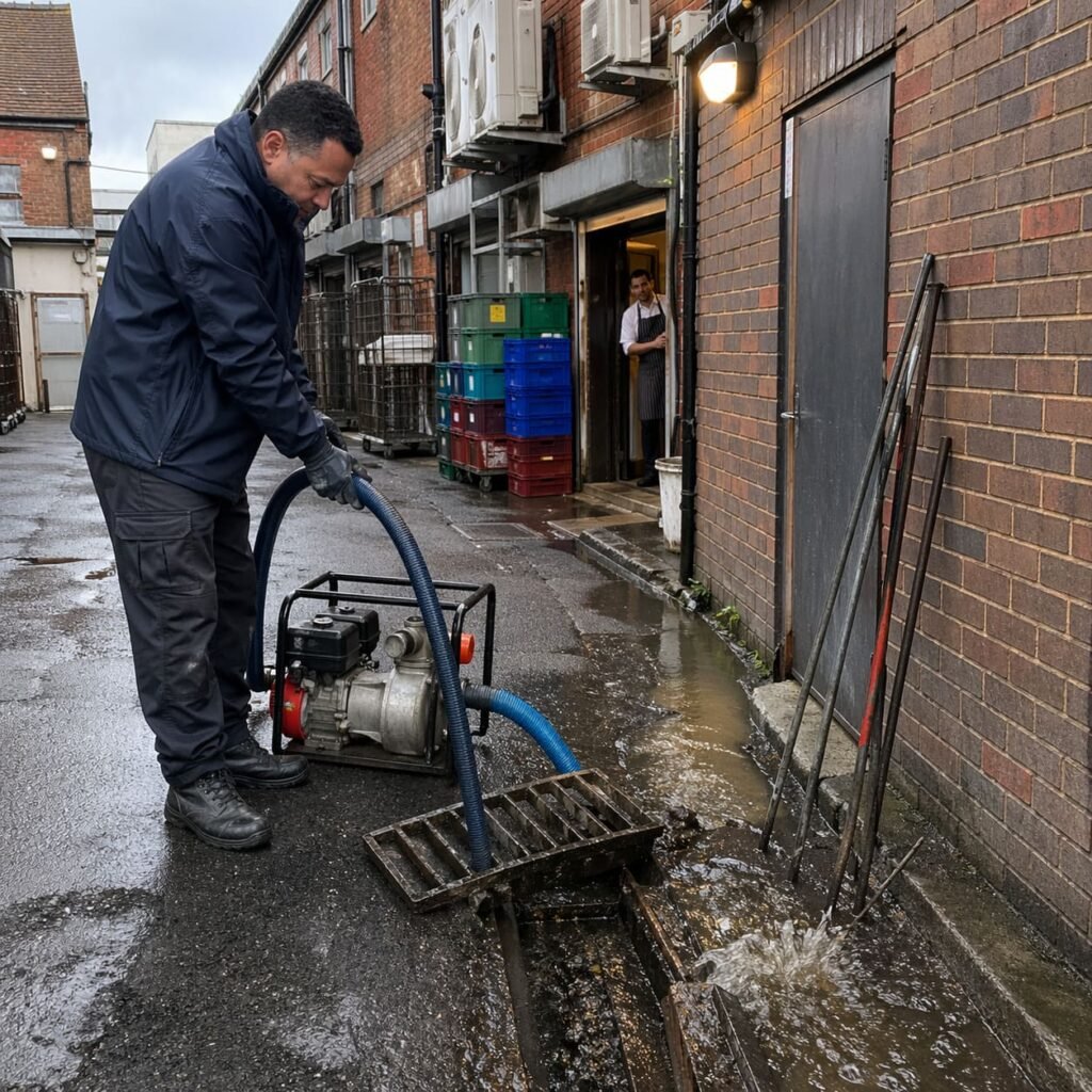 Drain smells in your restaurant or shop this summer? When it’s more than just the heat